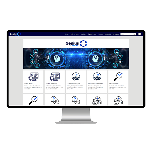 genius academy monitor display