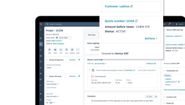 CRM for custom manufacturer dashboard